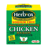 Herb-Ox Bouillon Packets Chicken Instant Broth & Seasoning Sodium Free 8 Ct Full-Size Picture